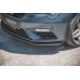 Накладка сплиттер на передний бампер Вар2 на Seat III Cupra / FR рестайл
